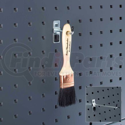 14001147 by BOTT - Bott 14001147 Single Straight Hook For Perfo Panels, 4" Long, (Pack Of 5)