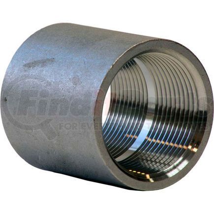 K411-08 by MERIT BRASS - 1/2 In. 304 Stainless Steel Coupling - FNPT - Class 150 - 300 PSI - Import