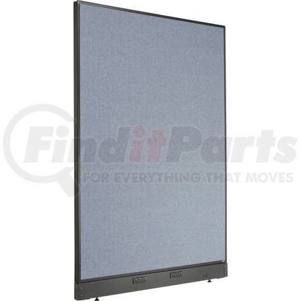 238637EBL by GLOBAL INDUSTRIAL - Interion&#174; Electric Office Partition Panel, 48-1/4"W x 64"H, Blue