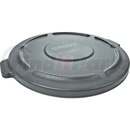 FG263100GRAY by RUBBERMAID - Flat Lid For 32 Gallon Round Trash Container - Gray