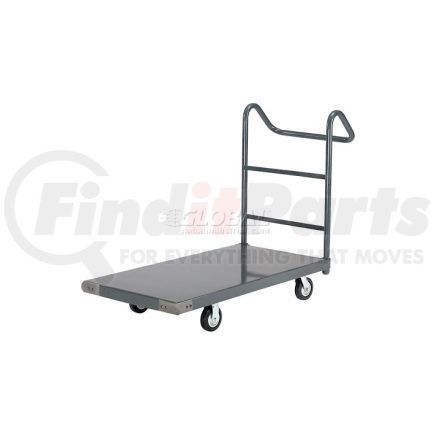 952116E by GLOBAL INDUSTRIAL - Global Industrial&#153; Steel Deck Platform Truck With Ergo Handle, 60" x 30", 1400 Lb. Capacity