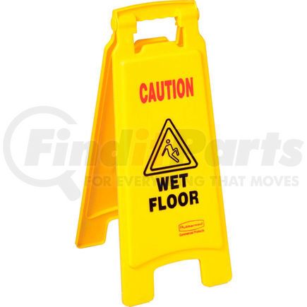 FG611277YEL by RUBBERMAID - Rubbermaid&#174; 6112-77 Floor Sign 2 Sided - Caution Wet Floor