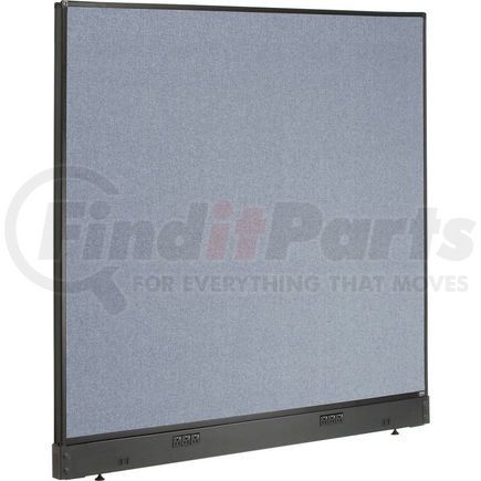 240226EBL by GLOBAL INDUSTRIAL - Interion&#174; Electric Office Partition Panel, 60-1/4"W x 46"H, Blue