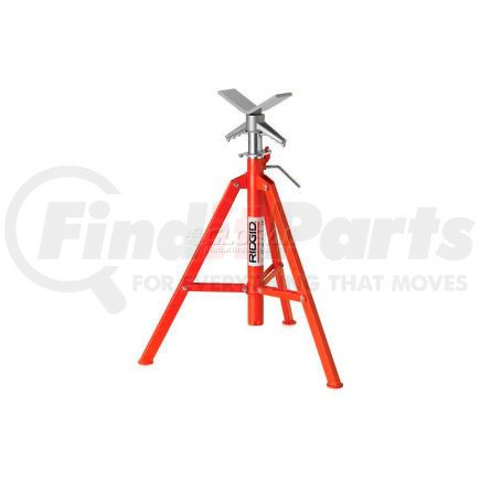 56657 by RIDGE TOOL COMPANY - RIDGID&#174; 56657 Vj-98 V Head Low Pipe Stand, 12 In Max. Pipe Capacity, 20 In -38 In