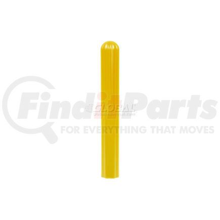 1730 by JUSTRITE - Eagle Ribbed Bollard Post Sleeve 6" Yellow, 1730-YL