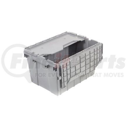 39120GREY by AKRO MILS - Akro-Mils Attached Lid Container 39120GREY - 21-1/2"L x 15"W x 12-1/2"H