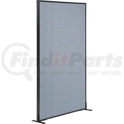 238636FBL by GLOBAL INDUSTRIAL - Interion&#174; Freestanding Office Partition Panel, 36-1/4"W x 72"H, Blue