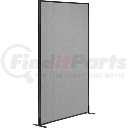 238636FGY by GLOBAL INDUSTRIAL - Interion&#174; Freestanding Office Partition Panel, 36-1/4"W x 72"H, Gray