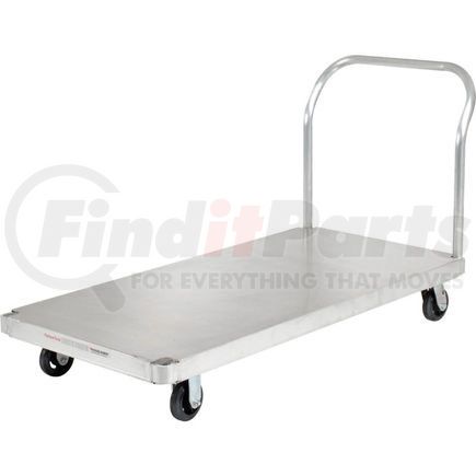 585469S by GLOBAL INDUSTRIAL - Magliner&#174; Aluminum Platform Truck with Smooth Deck 60 x 30 1400 Lb. Cap.