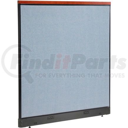 277563EBL by GLOBAL INDUSTRIAL - Interion&#174; Deluxe Electric Office Partition Panel, 60-1/4"W x 65-1/2"H, Blue