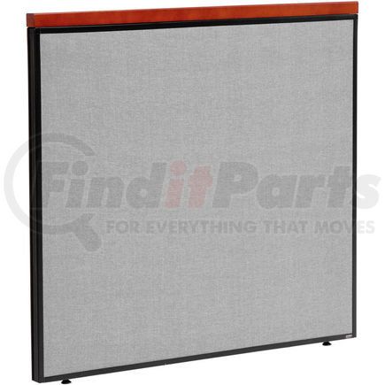 277528GY by GLOBAL INDUSTRIAL - Interion&#174; Deluxe Office Partition Panel, 48-1/4"W x 43-1/2"H, Gray