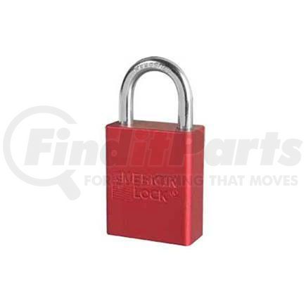 A1105RED by MASTER LOCK - American Lock&#174; No. A1105RED Solid Aluminum Rectangular Padlock, Red