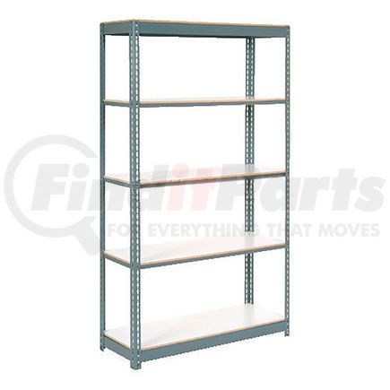 236744GY by GLOBAL INDUSTRIAL - Global Industrial&#153; Extra Heavy Duty Shelving 36Wx18Dx60H, 5 Shelves, 1500 Cap. Per Shelf, Gray
