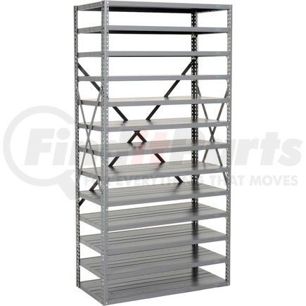 235032 by GLOBAL INDUSTRIAL - Global Industrial&#153; Steel Open Shelving 13 Shelves, No Bins, 36"L x 18"W x 73"H