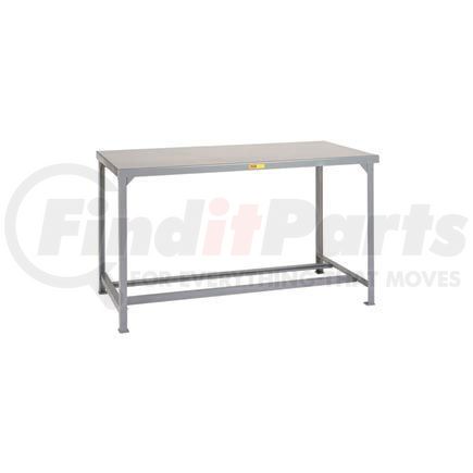 WST1-3684-36 by LITTLE GIANT - Little Giant&#174; Welded Steel Workbench - Steel Top & Open Base - 84"W x 36"D x 36"H