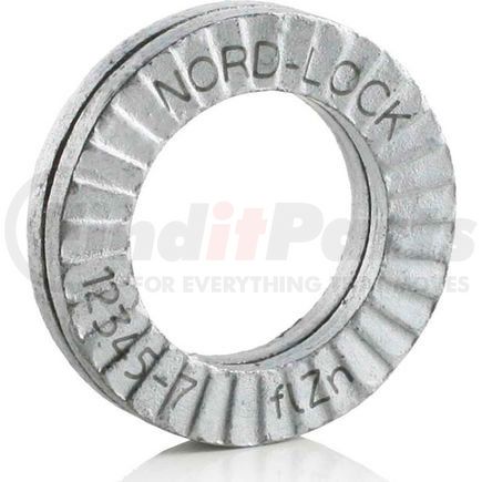 3041 by NORD-LOCK GROUP - Nord-Lock 3041 Wedge Locking Washer - Carbon Steel - Zinc Flake Coated - 1/4" - Pkg of 20