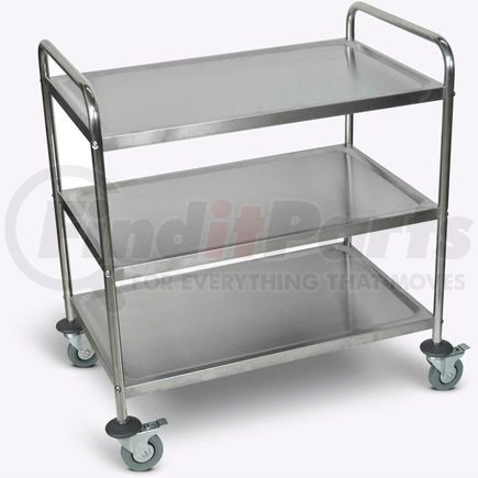 ST-3. by LUXOR - Luxor&#174; ST-3 37"H Stainless Steel Transport Cart