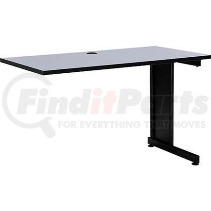 812235GY by GLOBAL INDUSTRIAL - Interion&#174; 48" Right Handed Return Table, Gray