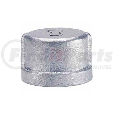 0819900531 by ANVIL INTERNATIONAL - 1/2 In Galvanized Malleable Cap 150 PSI Lead Free