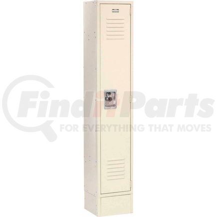 968262TN by GLOBAL INDUSTRIAL - Global Industrial&#153; Infinity&#174; Single Tier 1 Door Locker, 15"Wx18"Dx72"H, Tan, Assembled