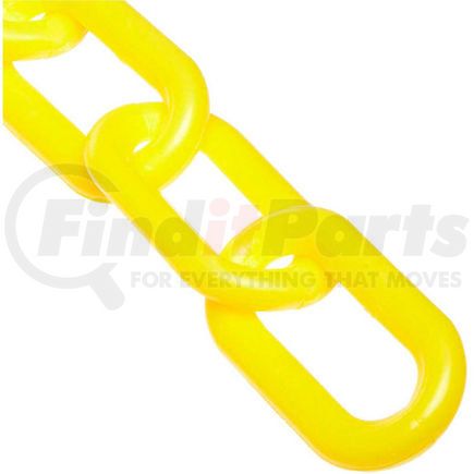 50002-100 by GLOBAL INDUSTRIAL - Mr. Chain Plastic Chain Barrier, 2"x100'L, Yellow