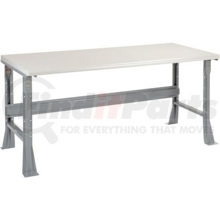 183982 by GLOBAL INDUSTRIAL - Global Industrial&#153; 72 x 30 x 34 Fixed Height Workbench Flared Leg - Laminate Safety Edge Gray