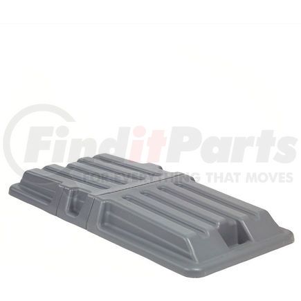 241969 by GLOBAL INDUSTRIAL - Global Industrial&#153; Lid for 1 Cu. Yd. Plastic Recycling Tilt Truck, Gray