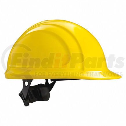 N10R020000 by NORTH SAFETY - Honeywell North&#174; Hard Hat, Front Brim, Type 1, Class E, Ratchet, Yellow