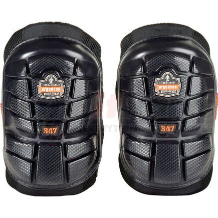 18447 by ERGODYNE - Ergodyne&#174; ProFlex&#174; 347 Lightweight Gel Knee Pads, Long Cap, Black, 18447