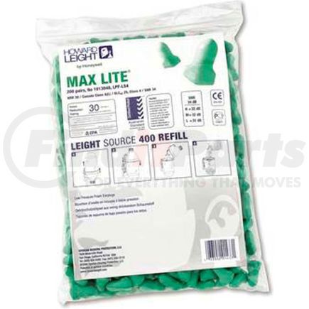 LPF-LS4-REFILL by NORTH SAFETY - Howard Leight Max Lite LPF-LS4-REFILL Dispenser Refill, T-Shape, 200 Pair