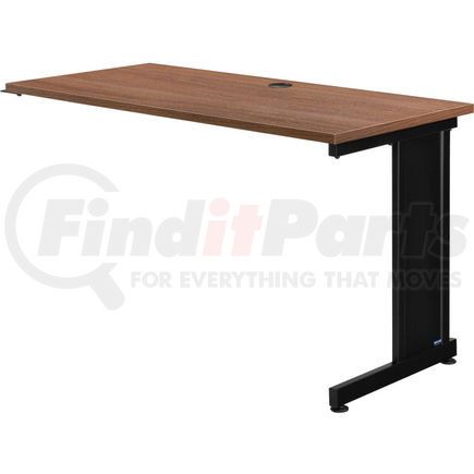 812235WN by GLOBAL INDUSTRIAL - Interion&#174; 48"W Right Handed Return Table - Walnut