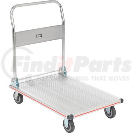 241578 by GLOBAL INDUSTRIAL - Global Industrial&#8482; Folding Aluminum Platform Truck 36 x 24 600 Lb. Capacity