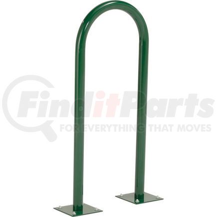 442804MGN by GLOBAL INDUSTRIAL - Global Industrial&#8482; U-Rack Bike Rack, Green, 2-Bike, Flange Mount