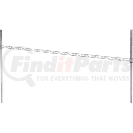 AHR72C by GLOBAL INDUSTRIAL - Nexel&#174; AHR72C Chrome Hanging Rail 72"