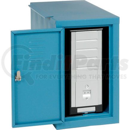 242299BL by GLOBAL INDUSTRIAL - Global Industrial&#8482; Computer CPU Cabinet Side Car, Blue