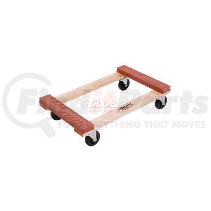 952168B by GLOBAL INDUSTRIAL - Global Industrial&#8482; Hardwood Dolly with Rubber Bumpered Ends Deck 30 x 18 1200 Lb. Capacity
