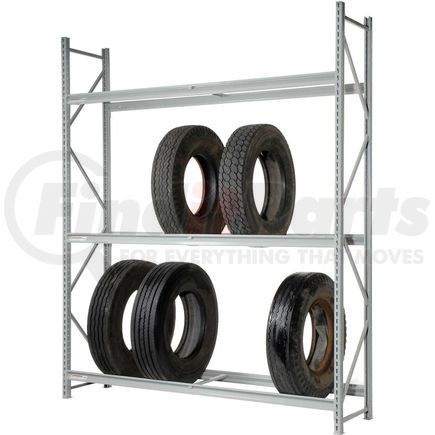 795817 by GLOBAL INDUSTRIAL - Global Industrial&#8482; Truck Tire Rack 3 Tier Starter 96"W x 24"D x 120"H