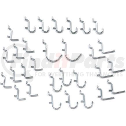 778CP81 by GLOBAL INDUSTRIAL - Global Industrial&#8482; 30 Piece Peg Hook Set (Small Hooks)