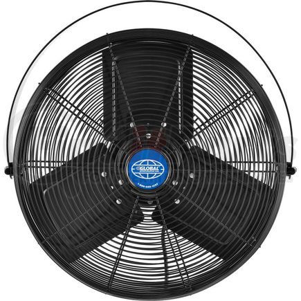 292792 by GLOBAL INDUSTRIAL - Global Industrial&#153; 18" Industrial Workstation Fan, Outdoor Rated, Yoke Mount, 5650 CFM, 1/3 HP