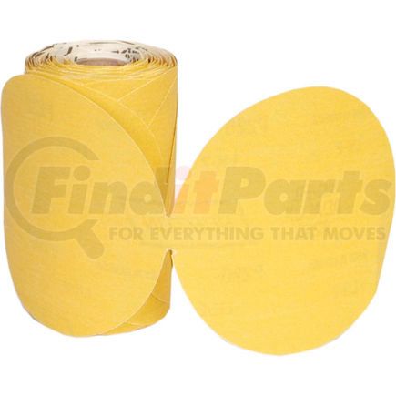 66261149825 by SAINT-GOBAIN - Norton 66261149825 Paper PSA Disc Roll 5" Dia. P220 Grit Aluminum Oxide 100 Disc Per Roll