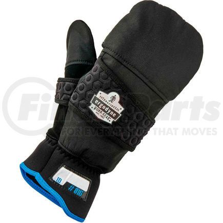 17346 by ERGODYNE - Ergodyne&#174; ProFlex&#174; 816 Thermal Flip-Top Gloves, Black, 2XL, 17346