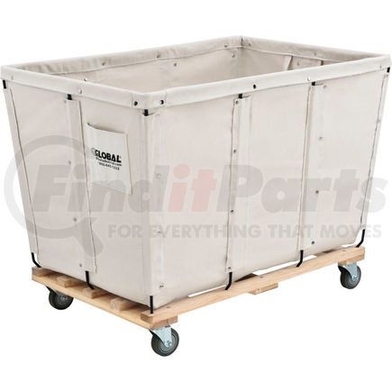 800359 by GLOBAL INDUSTRIAL - Global Industrial&#8482; KD, 20 Bushel, Canvas Basket Bulk Truck