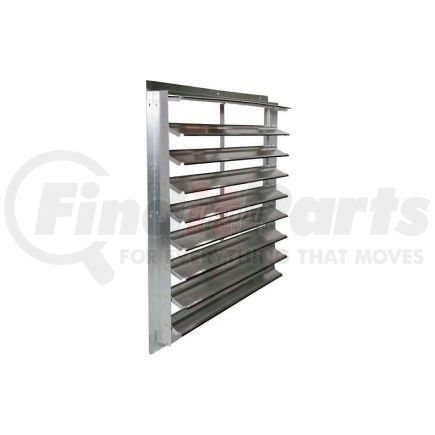 556-STD-48 by AIR CONDITIONING PRODUCTS CORP - Exhaust Shutter (Double Shutter) 48" - 556-STD-48