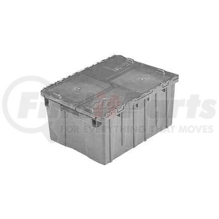 FP075-GY by LEWIS-BINS.COM - ORBIS Flipak&#174; Distribution Container FP075 - 19-11/16 x 11-13/16 x 7-5/16 Gray
