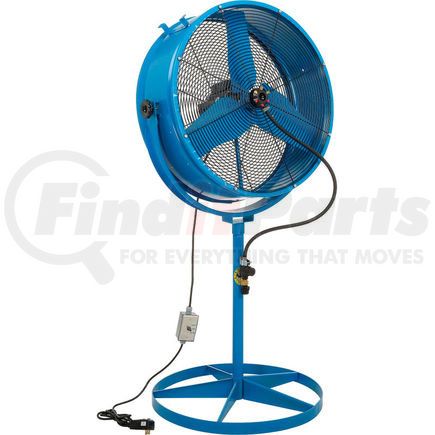 60031 by AIRMASTER FAN COMPANY - Airmaster Fan 60031 30" Evaporative Blower Pedestal Fan 8800CFM