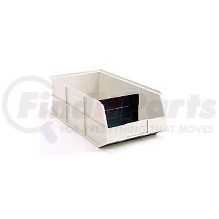 30348BEIGE by AKRO MILS - AkroBins&#174; 1800 Series 30348 - Stackable Shelf Bin 8-1/4"W x 20-1/2"D x 7"H Beige w/One Divider