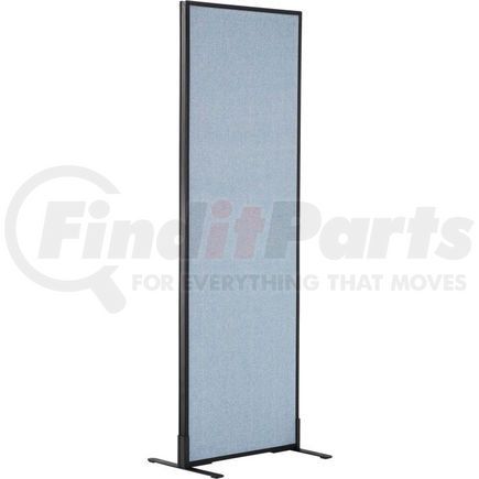 694657FBL by GLOBAL INDUSTRIAL - Interion&#174; Freestanding Office Partition Panel, 24-1/4"W x 72"H, Blue