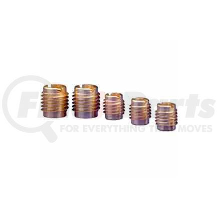 400-4 by E-Z LOK - 1/4-20 Insert For Hard Wood - Brass - 400-4