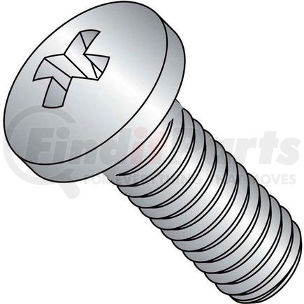 773282 by BRIGHTON-BEST - Machine Screw - 6-32 x 1/4" - Phillips Pan Head - 18-8 (A2) Stainless Steel - UNC - FT - 1000 Pack