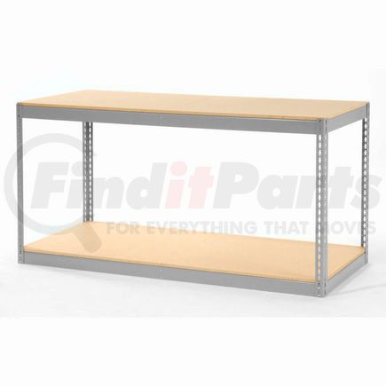 130163 by GLOBAL INDUSTRIAL - Global Industrial&#8482; Record Storage Without Boxes 72"W x 30"D x 36"H - Gray